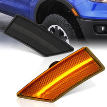 Load image into Gallery viewer, Ford Ranger 2019-2022 Front Amber LED Side Marker Lights Smoke Len