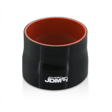 Load image into Gallery viewer, 3.5" to 3.75" Straight Reducer Silicone Coupler Black