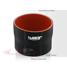 Load image into Gallery viewer, 3.5" to 3.75" Straight Reducer Silicone Coupler Black