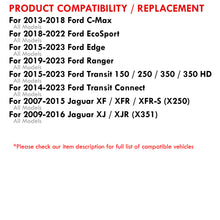 Load image into Gallery viewer, Ford C-Max 2013-2018 / Edge 2015-2018 / Ecosport 2018-2022 / Ranger 2019-2023 / Transit 2015-2023 / Jaguar XJ X351 2009-2016 / Jaguar XF X250 2007-2015 White SMD LED License Plate Lights Clear Len
