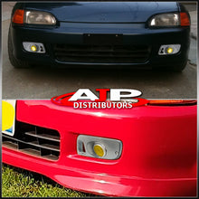 Load image into Gallery viewer, Honda Civic 2/3 Door 1992-1995 Front Fog Lights Yellow Len (Includes Switch & Wiring Harness)