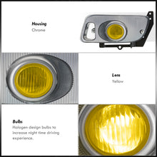 Load image into Gallery viewer, Honda Civic 2/3 Door 1992-1995 Front Fog Lights Yellow Len (Includes Switch & Wiring Harness)