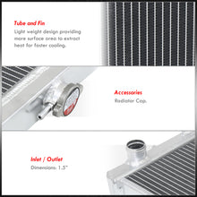 Load image into Gallery viewer, Nissan 240SX S13 KA24DE / CA18DET / RB20DET 1989-1994 Manual Transmission Aluminum Radiator