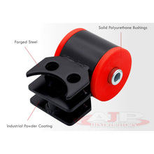 Load image into Gallery viewer, Honda Civic 1992-1995 / Del Sol 1993-1997 / Acura Integra 1994-2001 D to B Series Conversion Engine Motor Mount Black with Red Polyurethane Bushings (3-Bolt Driver Side Mount Only)
