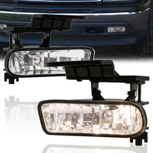Load image into Gallery viewer, Chevrolet Silverado 1500 2500 1999-2002 / Silverado 3500 2001-2002 /Suburban 2000-2006 / Tahoe 2000-2006 (Does Not Fit Z71 Package) Front Fog Lights Clear Len (No Switch & Wiring Harness)