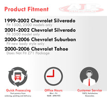 Load image into Gallery viewer, Chevrolet Silverado 1500 2500 1999-2002 / Silverado 3500 2001-2002 /Suburban 2000-2006 / Tahoe 2000-2006 (Does Not Fit Z71 Package) Front Fog Lights Clear Len (No Switch & Wiring Harness)