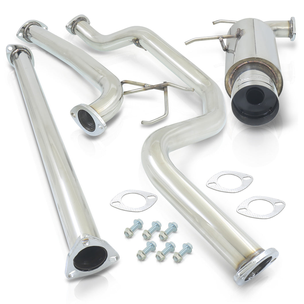 Acura Integra Hatchback GS LS RS 1990-1993 Stainless Steel Catback Exhaust System (Piping: 2.5