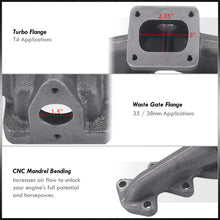 Load image into Gallery viewer, Lexus IS300 2001-2005 Toyota Supra 1993-1998 2JZGTE 3.0L T4 Cast Iron Turbo Manifold