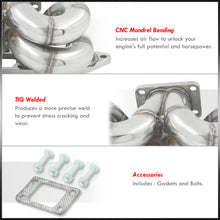 Load image into Gallery viewer, Ford Focus 2000-2004 / Escape 2001-2004 / Mazda Tribute 2001-2004 2.0L Zetec T3/T4 Stainless Steel Turbo Manifold