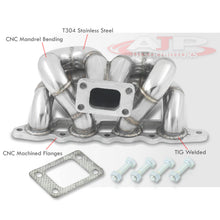 Load image into Gallery viewer, Ford Focus 2000-2004 / Escape 2001-2004 / Mazda Tribute 2001-2004 2.0L Zetec T3/T4 Stainless Steel Turbo Manifold
