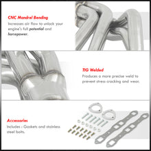 Load image into Gallery viewer, Chrysler Dodge Plymouth Mopar B-Body 383-440 Big Block V8 1967-1974 Stainless Steel Long Tube Exhaust Header
