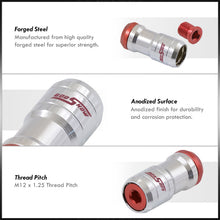 Load image into Gallery viewer, God Snow Lug Nuts M12 x1.25mm Thread pitch Chrome Body Red Trim (20 Piece +1 Key)