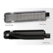 Load image into Gallery viewer, Chevrolet Silverado 1999-2006 / C/K 1997-2000 / Suburban Tahoe 1995-2006 / Cadillac Escalade 1999-2006 / GMC Sierra 1999-2006 / Yukon XL 1995-2006 / Hummer H2 2003-2009 4-Piece Left & Right Interior White SMD LED Door Courtesy Lights Clear Lens