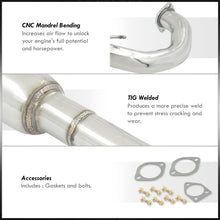 Load image into Gallery viewer, Mitsubishi Eclipse GS RS Non-Turbo 1995-1999 / Eagle Talon Non-Turbo 1995-1998 N1 Style Stainless Steel Catback Exhaust System (Piping: 3.0" / 76mm | Tip: 4.5")