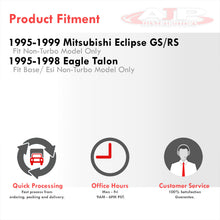 Load image into Gallery viewer, Mitsubishi Eclipse GS RS Non-Turbo 1995-1999 / Eagle Talon Non-Turbo 1995-1998 N1 Style Stainless Steel Catback Exhaust System (Piping: 3.0" / 76mm | Tip: 4.5")