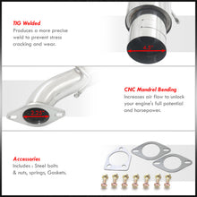 Load image into Gallery viewer, Mitsubishi Eclipse GS RS Non-Turbo 1995-1999 / Eagle Talon Non-Turbo 1995-1998 N1 Style Stainless Steel Catback Exhaust System (Piping: 2.5" / 65mm | Tip: 4.5")