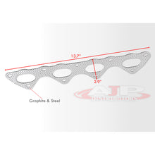 Load image into Gallery viewer, Acura Honda B-Series B16 B17 B18 B20 4-2-1 Replacement Exhaust Header Gasket