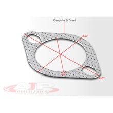 Load image into Gallery viewer, Universal 2.5" 2 Bolt Catback Exhaust Gasket
