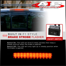Load image into Gallery viewer, Nissan Titan 2004-2015 Strobe LED 3rd Brake Light Red Housing Clear Len