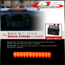 Load image into Gallery viewer, Nissan Titan 2004-2015 Strobe LED 3rd Brake Light Red Housing Smoke Len