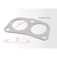 Load image into Gallery viewer, Acura Honda Integra Civic CRX Del Sol Accord Prelude 2 Piece 4-2-1 Replacement Exhaust Header to Downpipe Gasket