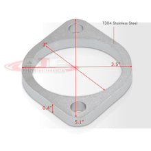 Load image into Gallery viewer, Universal 3" 2 Bolt Catback Exhaust Weld-On Adapter Flange