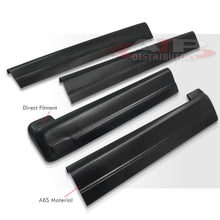 Load image into Gallery viewer, Chevrolet Silverado 1999-2006 / GMC Sierra 1999-2006 Rocker Panel Protector Guard Cover Trim Black (Full 4 Door Extended Cab Models Only)