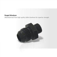 Load image into Gallery viewer, ORB-6 O-ring Boss AN8 8AN to AN8 8AN Male Adapter Fitting Black