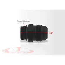 Load image into Gallery viewer, ORB-8 O-ring Boss AN10 10AN to AN10 10AN Male Adapter Fitting Black