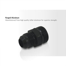 Load image into Gallery viewer, ORB-10 O-ring Boss AN8 8AN to AN8 8AN Male Adapter Fitting Black