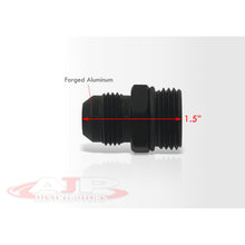 Load image into Gallery viewer, ORB-10 O-ring Boss AN8 8AN to AN8 8AN Male Adapter Fitting Black