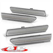 Load image into Gallery viewer, Acura TL 2004-2008 4 Piece Front Amber & Rear Red LED Side Marker Lights Clear Len (Not Compatible On Type-S Models)