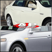 Load image into Gallery viewer, Acura TL 2004-2008 4 Piece Front Amber & Rear Red LED Side Marker Lights Clear Len (Not Compatible On Type-S Models)