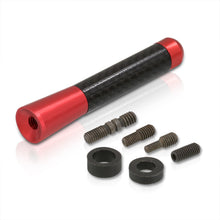 Load image into Gallery viewer, Universal 3" Car Antenna Carbon Fiber / Red