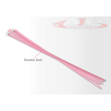 Load image into Gallery viewer, (5 Pack) 12&quot; Zip Ties Stainless Steel Pink
