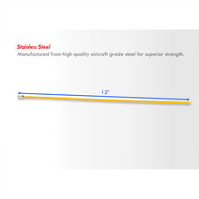 Load image into Gallery viewer, (5 Pack) 12" Zip Ties Stainless Steel Orange