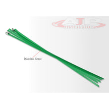 Load image into Gallery viewer, (5 Pack) 12" Zip Ties Stainless Steel Green