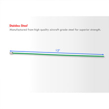 Load image into Gallery viewer, (100 Pack) 12" Zip Ties Stainless Steel Green