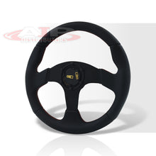 Load image into Gallery viewer, Universal 320mm Type-R Style Aluminum Steering Wheel Black Center with Red Stitching