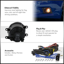Load image into Gallery viewer, Scion tC 2011-2013 Front Fog Lights Smoked Len (Includes Switch & Wiring Harness)