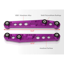 Load image into Gallery viewer, Acura Integra 1994-2001 / Honda Civic 1988-1995 / CRX 1988-1991 / Del Sol 1993-1997 Rear Lower Control Arms Purple