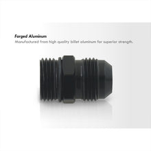 Load image into Gallery viewer, ORB-10 O-ring Boss AN10 10AN to AN10 10AN Male Adapter Fitting Black
