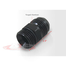 Load image into Gallery viewer, ORB-10 O-ring Boss AN10 10AN to AN10 10AN Male Adapter Fitting Black