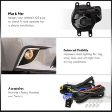 Load image into Gallery viewer, Toyota Corolla (Non-S Models) 2014-2016 Front Fog Lights Smoked Len (Includes Switch & Wiring Harness)