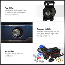 Load image into Gallery viewer, Ford F150 2006-2008 / Lincoln Mark LT 2006-2008 Front Fog Lights Clear Len (Includes Switch & Wiring Harness)