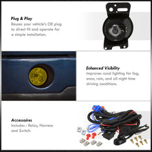 Load image into Gallery viewer, Ford F150 2006-2008 / Lincoln Mark LT 2006-2008 Front Fog Lights Yellow Len (Includes Switch & Wiring Harness)