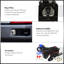 Load image into Gallery viewer, Ford F250 F350 F450 F550 Super Duty 2008-2010 Front Fog Lights Clear Len (Includes Switch & Wiring Harness)