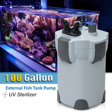 Load image into Gallery viewer, SUNSUN HW-403B 100 Gallon Aquarium External Fish Tank Canister Filter + UV Sterilizer
