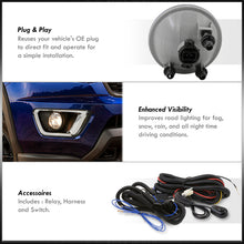 Load image into Gallery viewer, Chevrolet Colorado 2015-2020 Front Fog Lights Clear Len (Includes Switch & Wiring Harness)