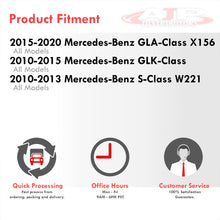 Load image into Gallery viewer, Mercedes C-Class W204 2008-2014 / CLA-Class C117 / CLS-Class C257 2012-2018 / E-Class W212 C207 2010-2017 / GLA-Class X156 2015-2020 / GLK-Class 2010-2015 / S-Class W221 2010-2013 Front White LED Side Mirror Puddle Lights Clear Len